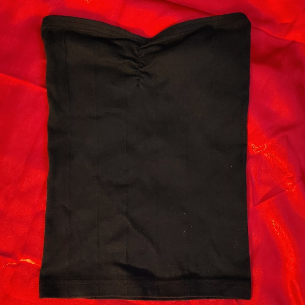 Urban Outfitters Black Ribbed Tube Top